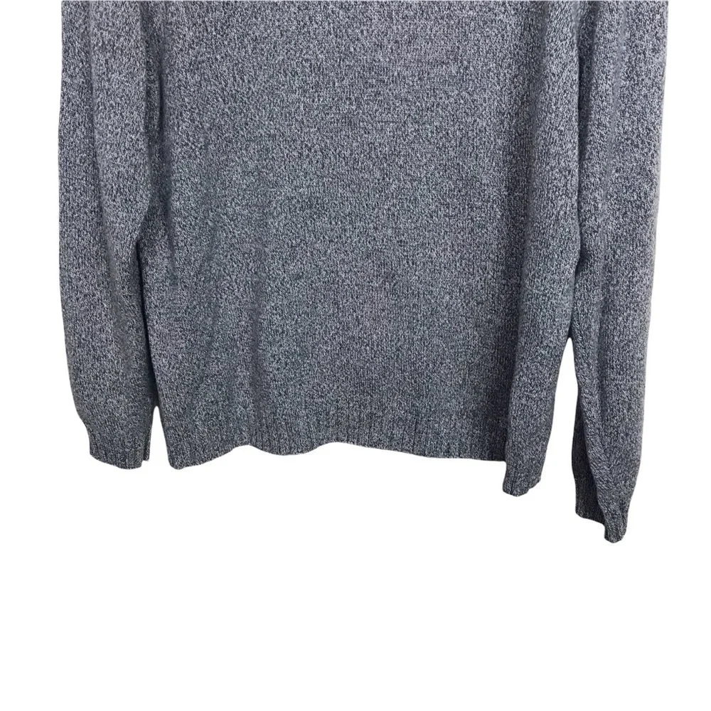 Tommy Hilfiger Gray V Neck Knit 100% Cotton Sweater